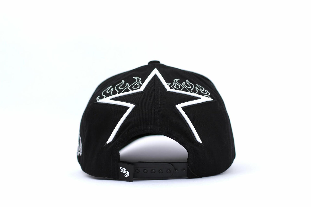 De Rancho A-frame Hat Dallas (BLACK) Dr271