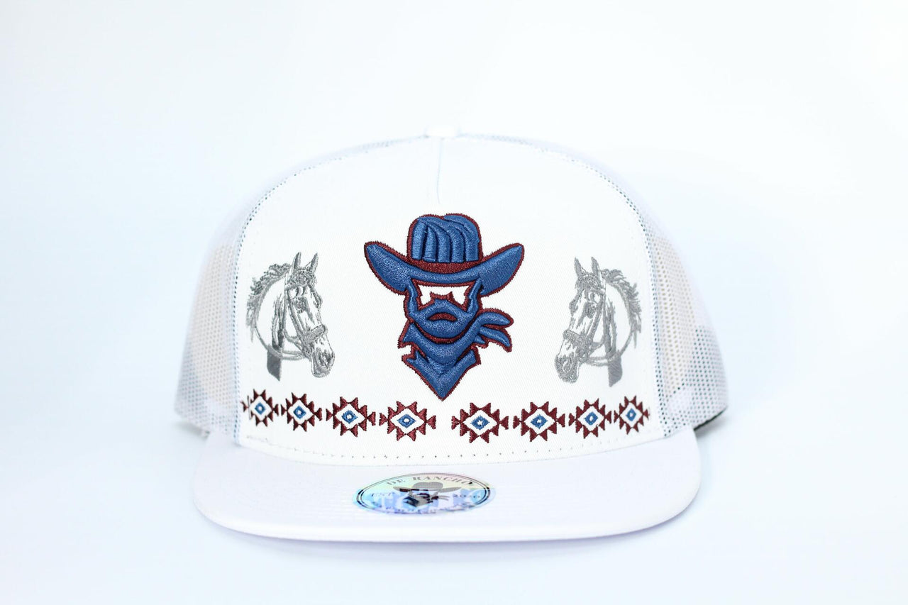 De Rancho El Vaquero (WHITE) Hat