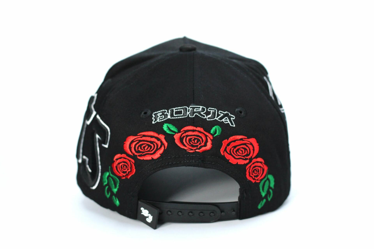 De Rancho A-frame Hat Selena - Texas (BLACK)