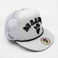 De Rancho Cow Print (WHITE) Dr077 Hat