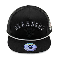 De Rancho Cow Print (BLACK) Dr080 Hat