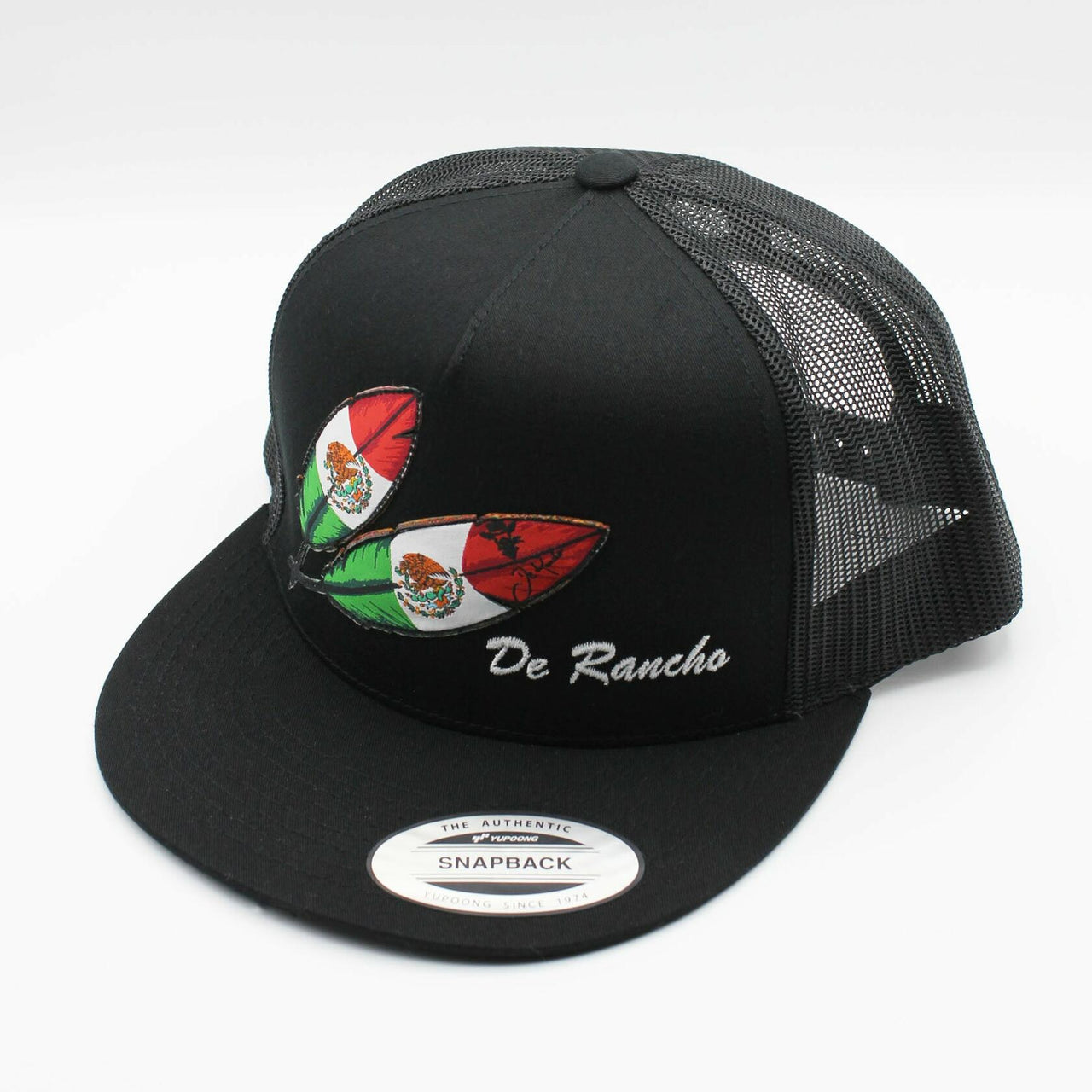 Mexico Feather Black Hat