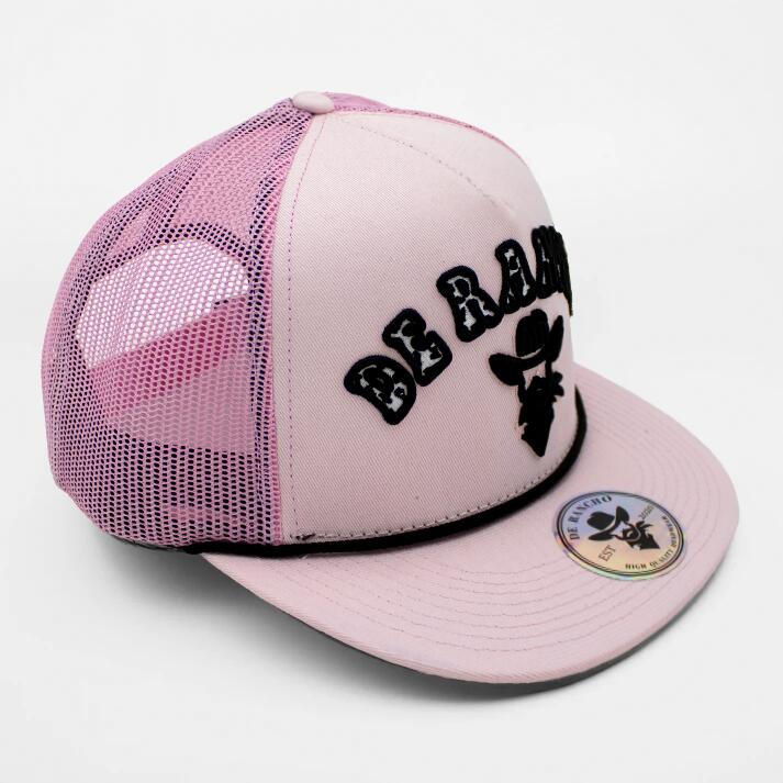De Rancho Cow Print (PINK) Dr078 Hat