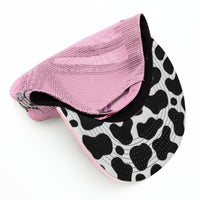 De Rancho Cow Print (PINK) Dr078 Hat