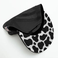 De Rancho Cow Print (BLACK) Dr080 Hat