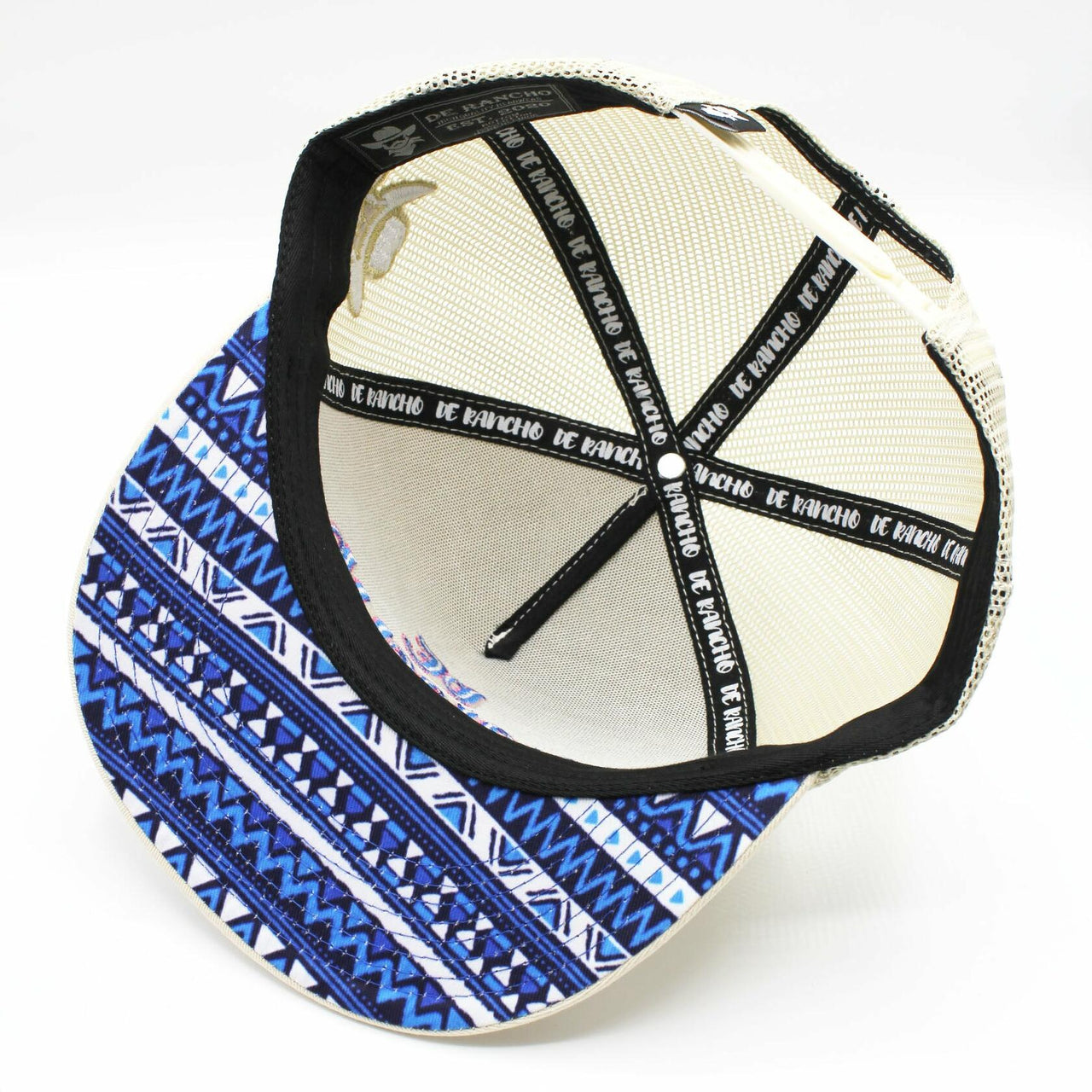 De Rancho Under Brim Tribal (CREAM/ROYAL) Hat