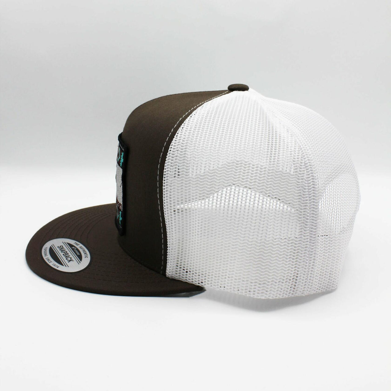 De Rancho Aztec Bull (BROWN/WHITE) Hat