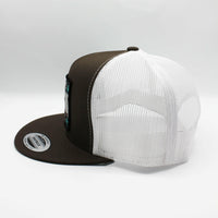 De Rancho Aztec Bull (BROWN/WHITE) Hat