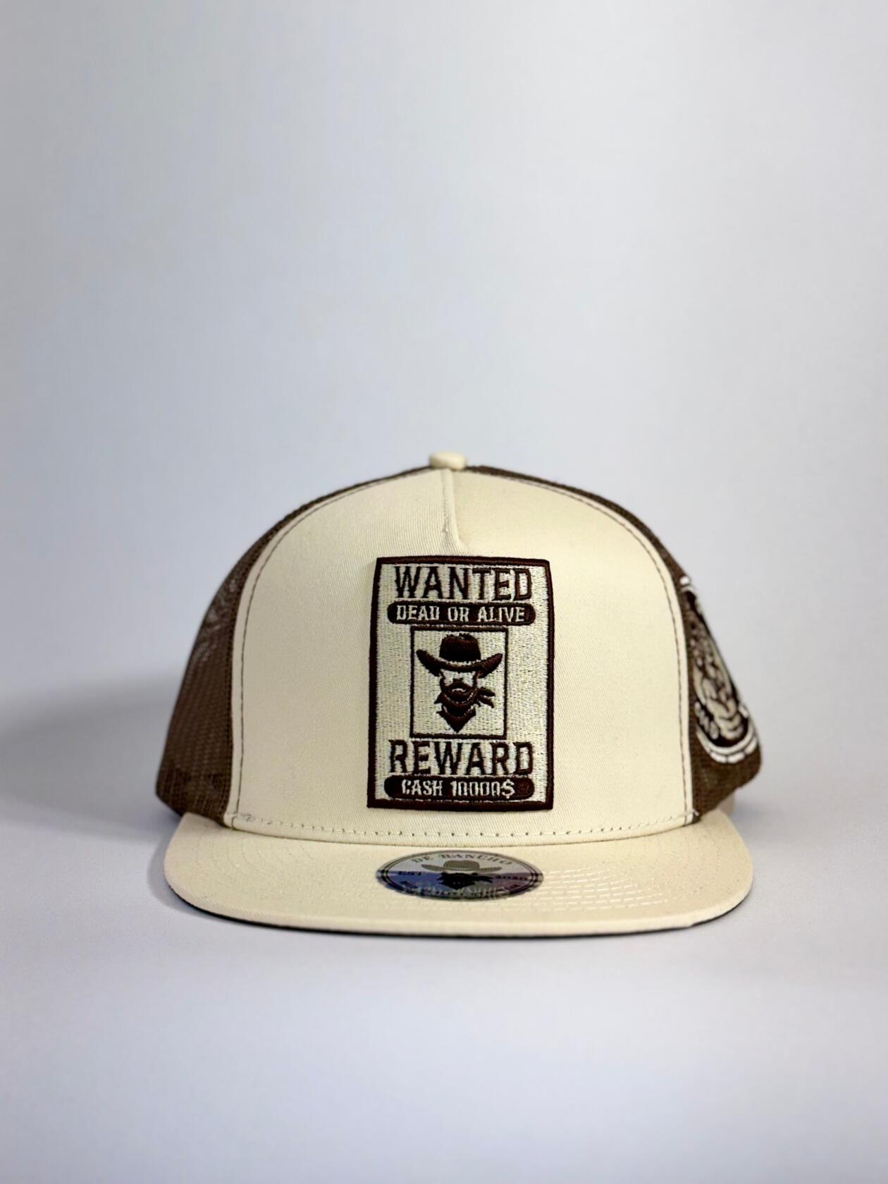 De Rancho Wanted Hat (CREAM/BROWN) Dr217