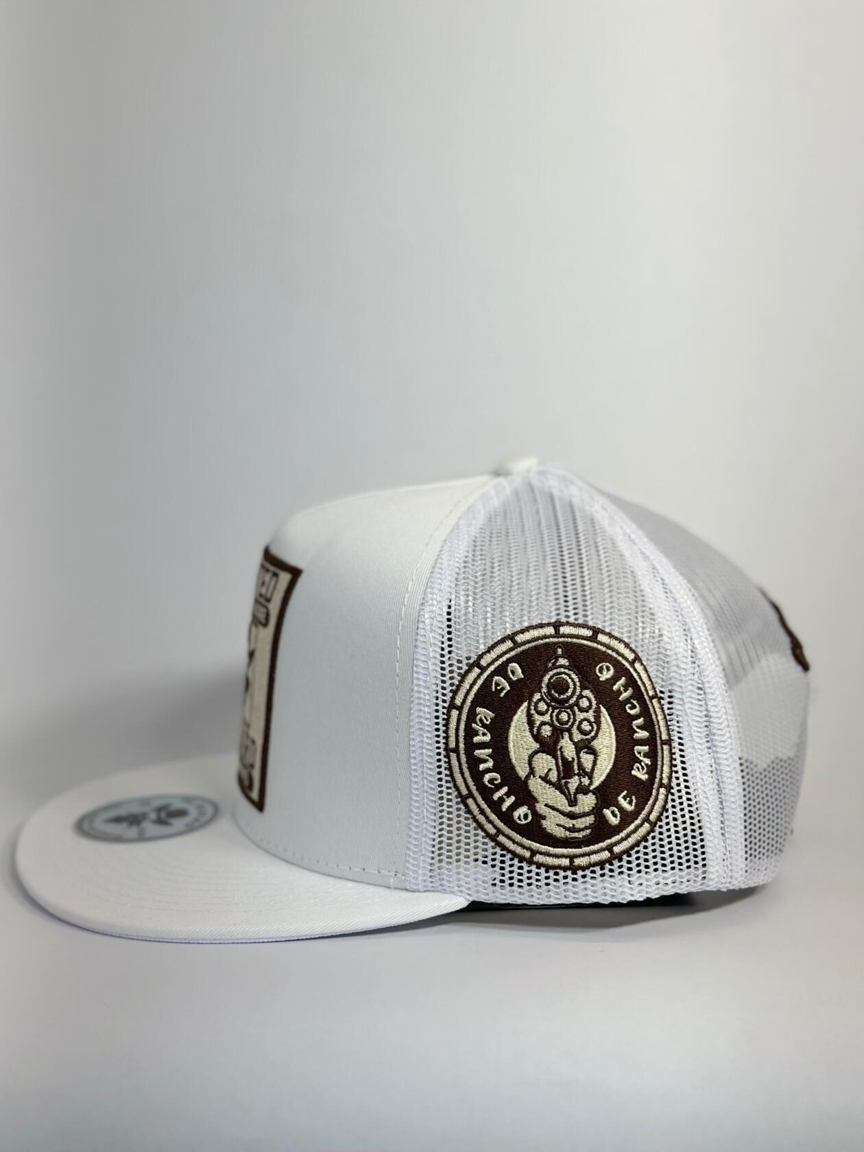 De Rancho Wanted Hat (WHITE) Dr216