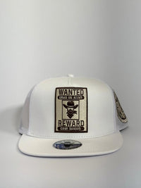 De Rancho Wanted Hat (WHITE) Dr216