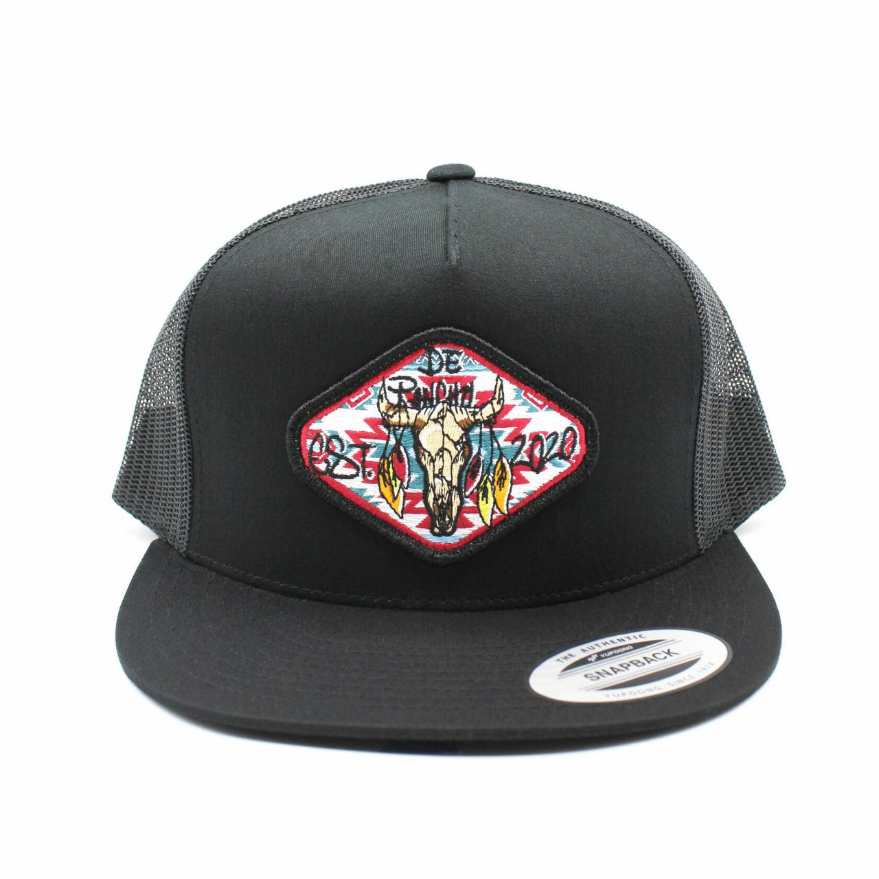 De Rancho Bull Aztec Blackout Hat