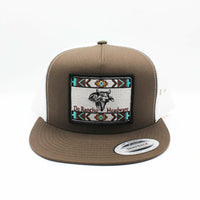 De Rancho Aztec Bull (BROWN/WHITE) Hat