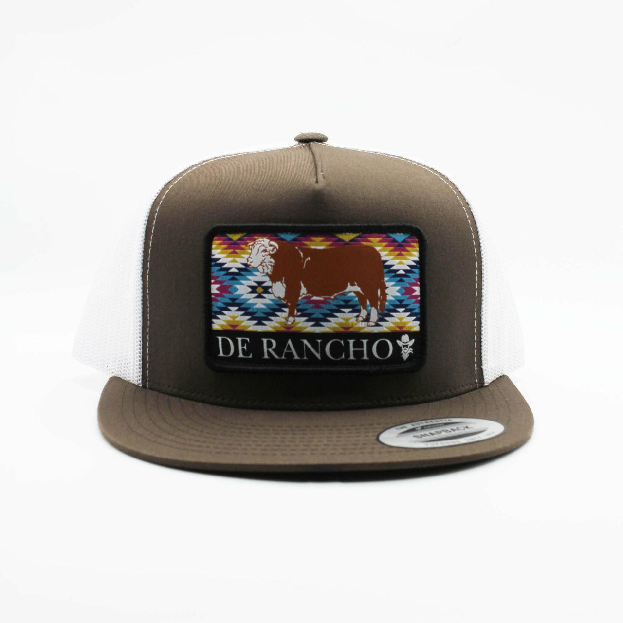 De Rancho Charolais Aztec Print Brown Hat