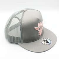 De Rancho Logo (GRAY/SALMON) Dr060 Hat