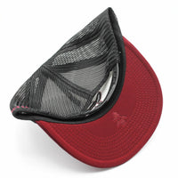 De Rancho White/burgundy Hat