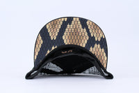 De Rancho Snake Print Hat (BLACK)