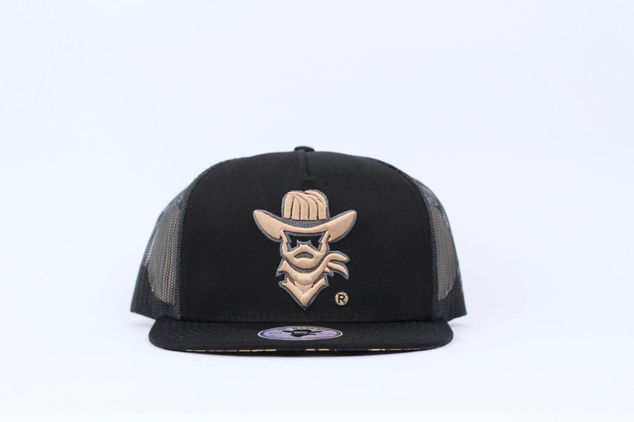 De Rancho Snake Print Hat (BLACK)