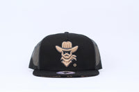 De Rancho Snake Print Hat (BLACK)
