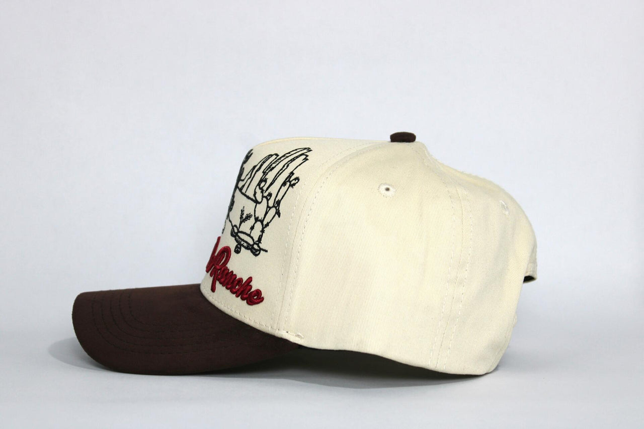 De Rancho Sierra Sunset A-frame Hat (CREAM/BROWN)