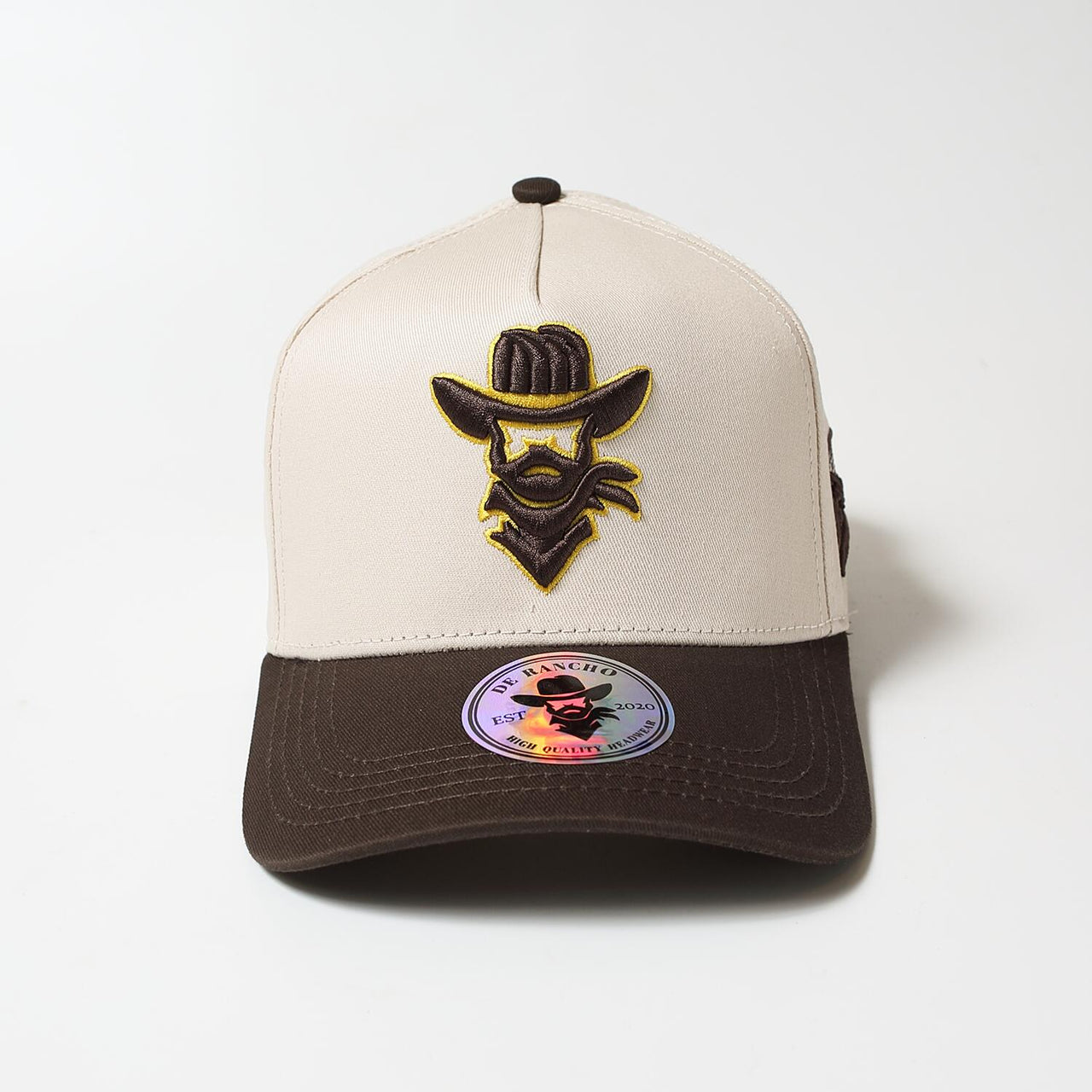 De Rancho A-frame Hat (KHAKI/BROWN)