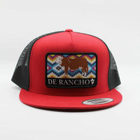 De Rancho Charolais Aztec Print Red Hat