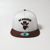 De Rancho Embroidered Cactus (WHITE/BROWN) Dr105 Hat