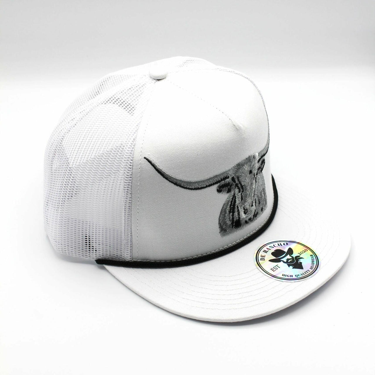 De Rancho Longhorn (WHITE) Dr206 Hat