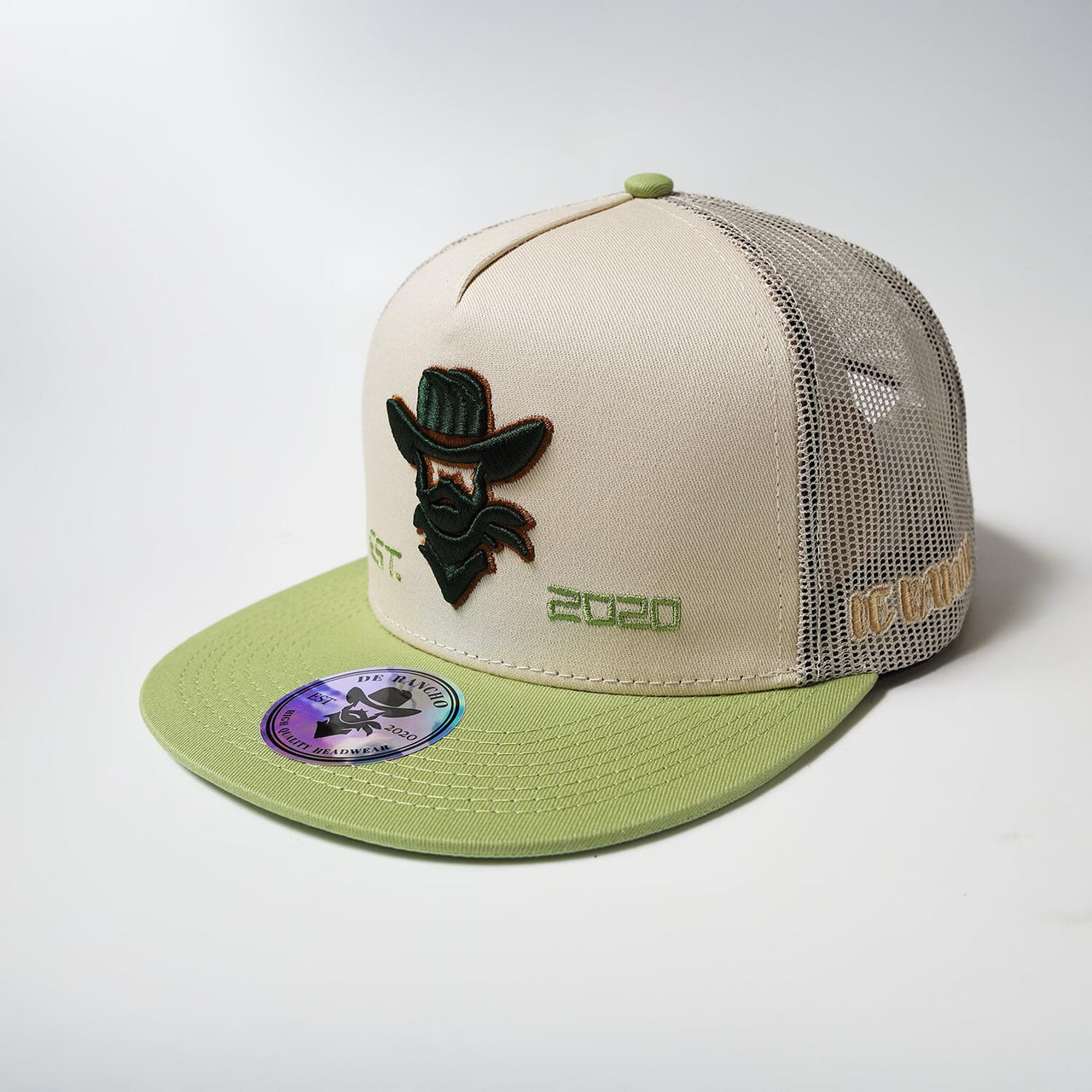 De Rancho (GREEN/CREAM) Dr107 Hat