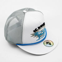 De Rancho Tribal Cow Blue (WHITE) Dr052 Hat
