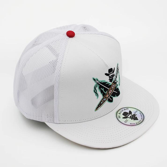 Tribal Feather Knife Cowboy Cap (WHITE) Hat