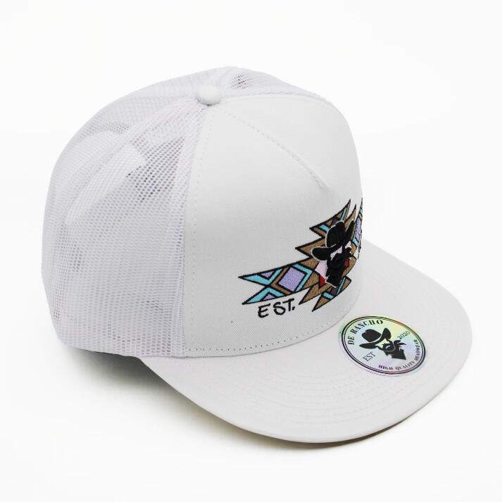 De Rancho Tribal Cross Cowboy Hat (WHITE) Dr025