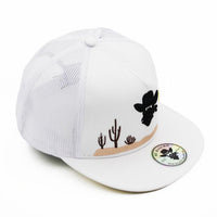 De Rancho Desert Cowboy Glow in the Dark (WHITE) Dr021 Hat