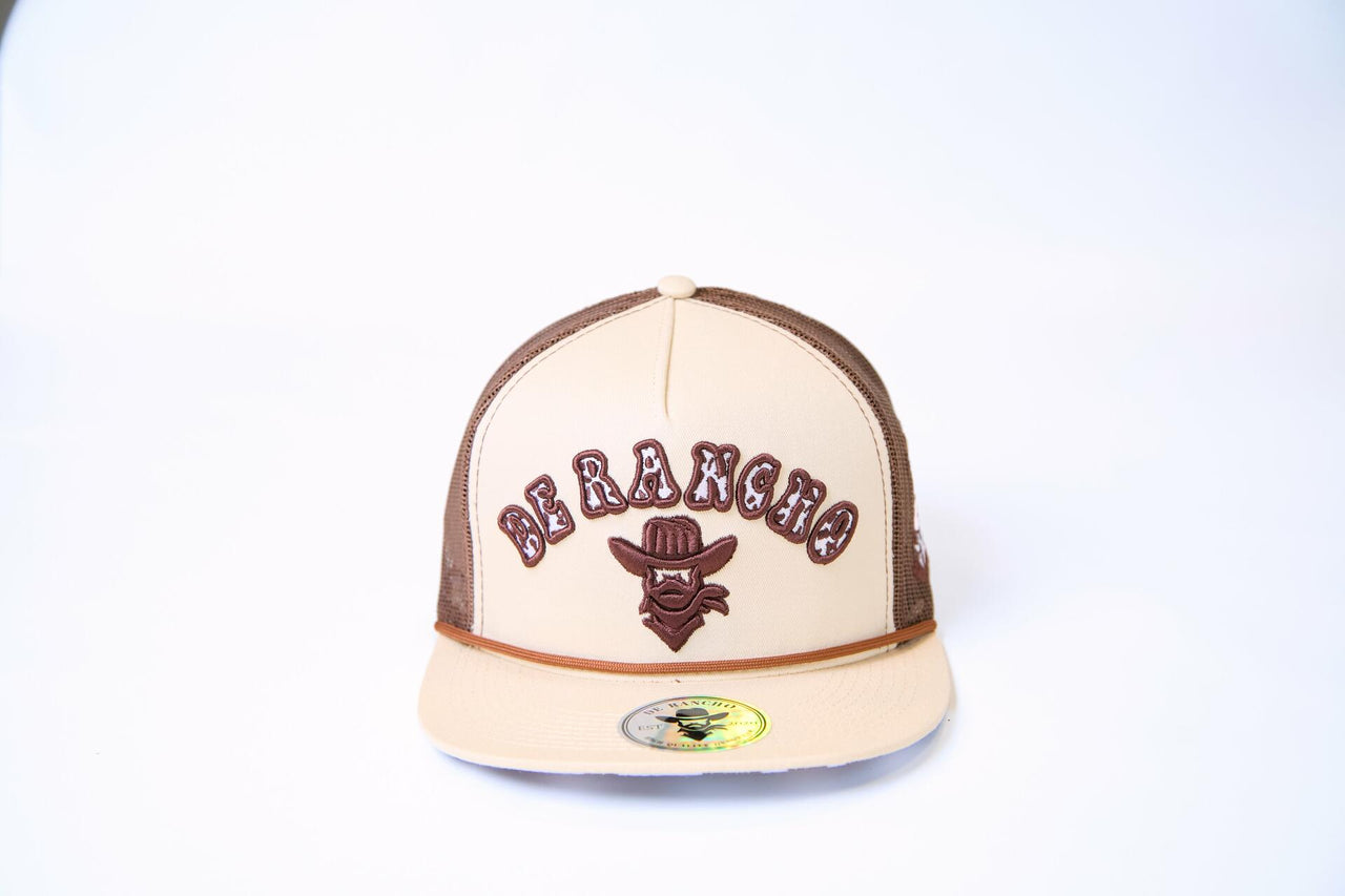 De Rancho Cow Print Hat 3 (CREAM) Dr173