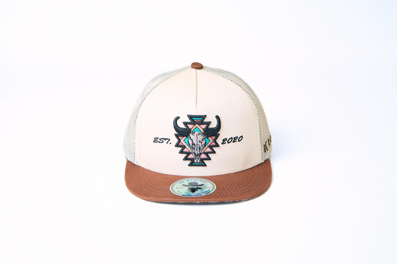 De Rancho Craneó Hat Kids(CREAM/BROWN) Dr110