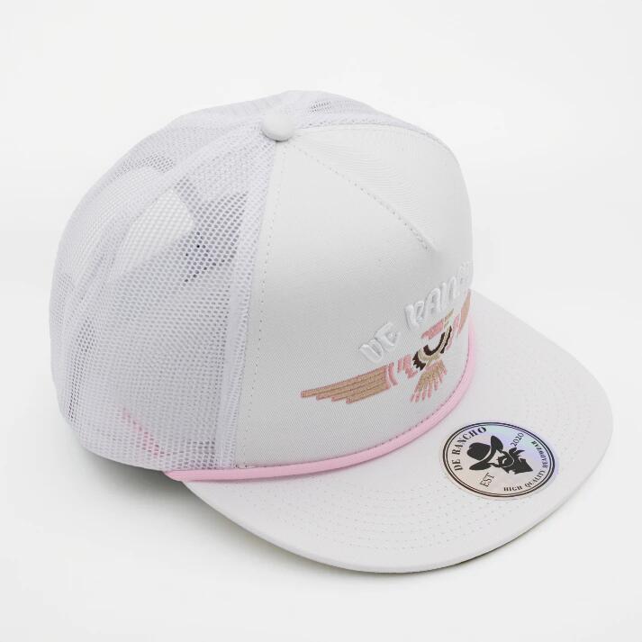De Rancho All Mighty Eagle (WHITE) Dr030 Hat