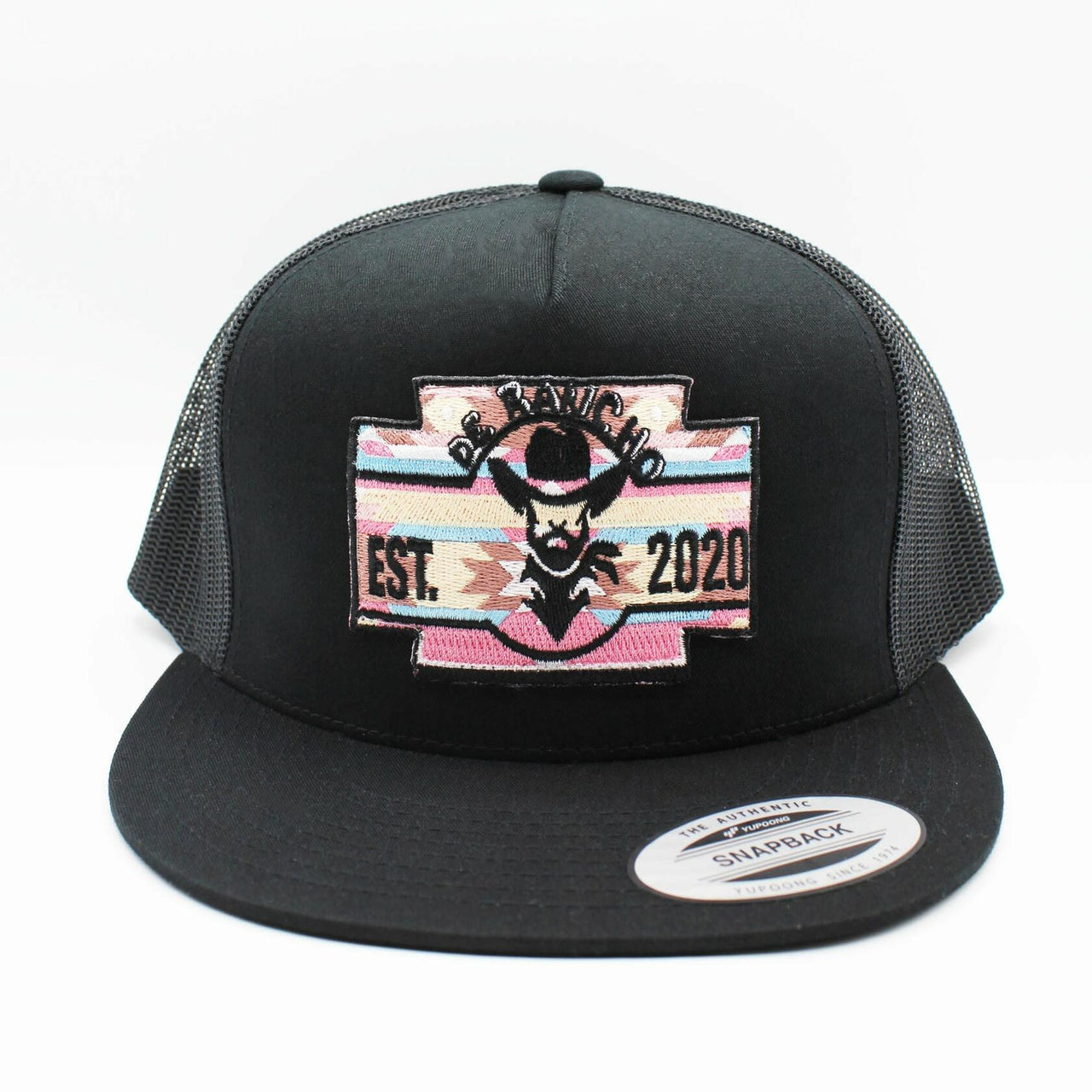 De Rancho Pink Aztec Blackout Hat