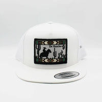 De Rancho Aztec Cowboy White Hat