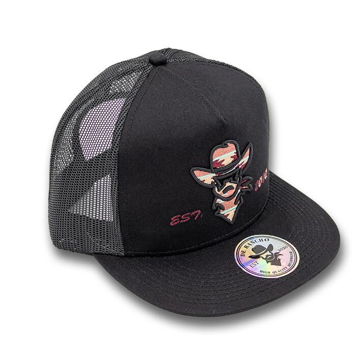 Cowboy with Aztec Pattern (BLACK) Hat