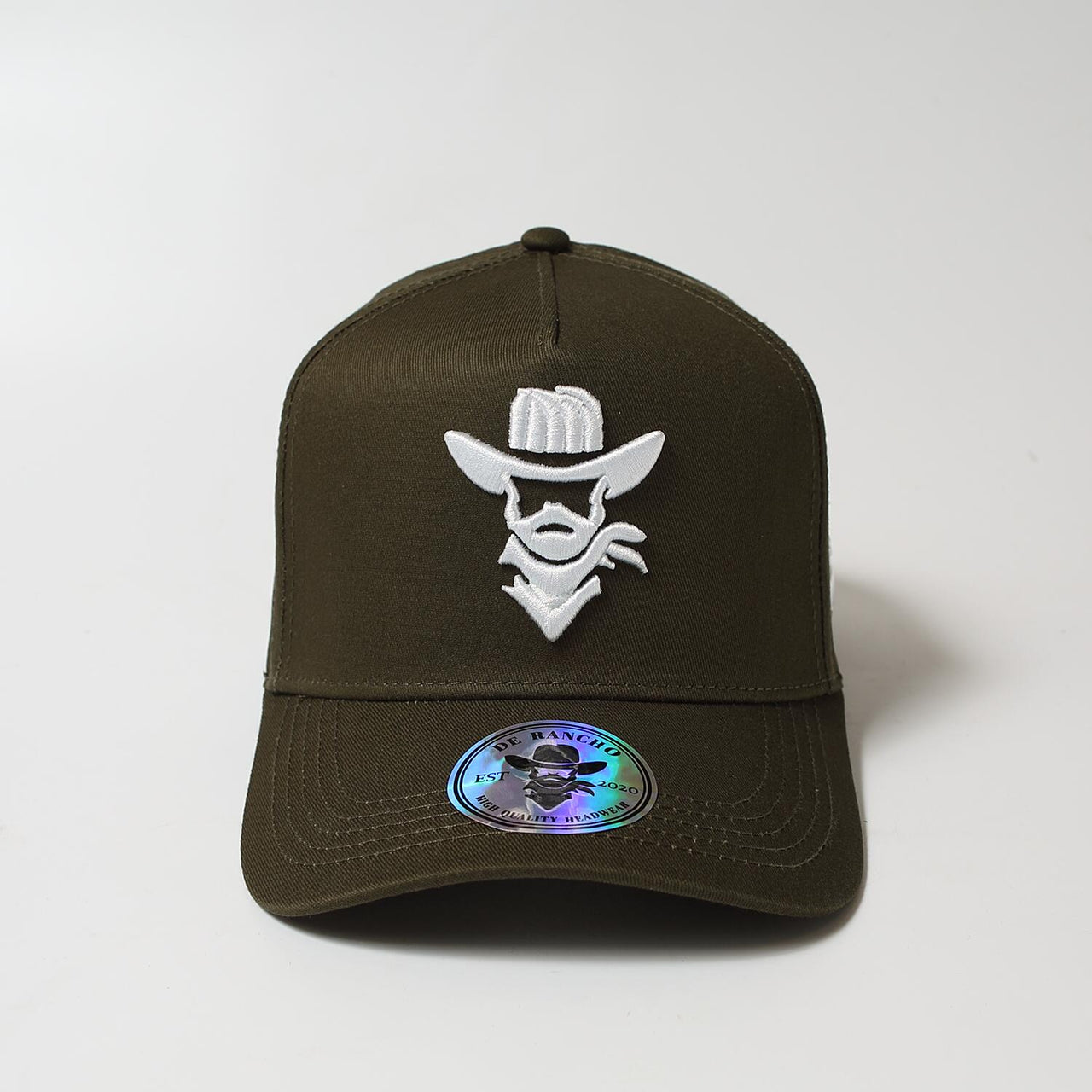 De Rancho A-frame Hat (WHITE/BLACK)