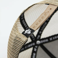 De Rancho A-frame Hat (CREAM/BLACK)