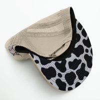 De Rancho Cow Print (KHAKI) Dr079 Hat