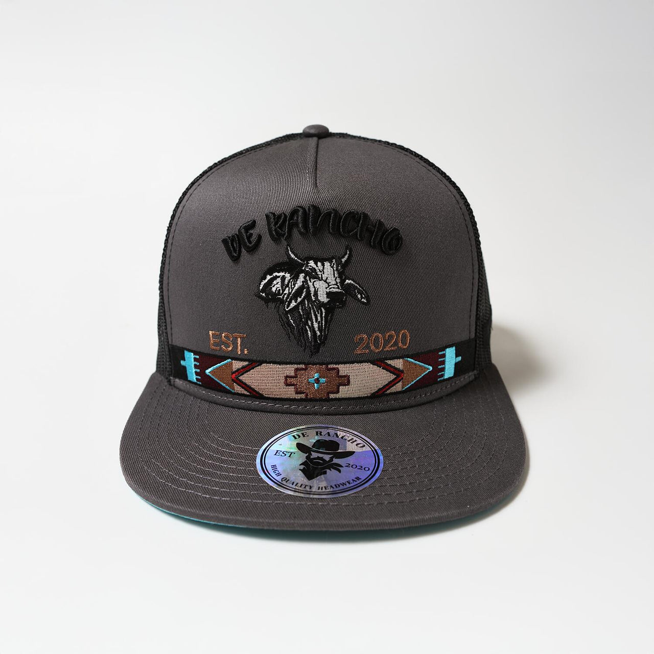 De Rancho Crystals (GRAY) Dr082 Hat