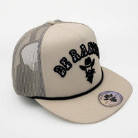 De Rancho Cow Print (KHAKI) Dr079 Hat