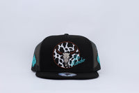 De Rancho Western Print Hat (BLACK) Dr245