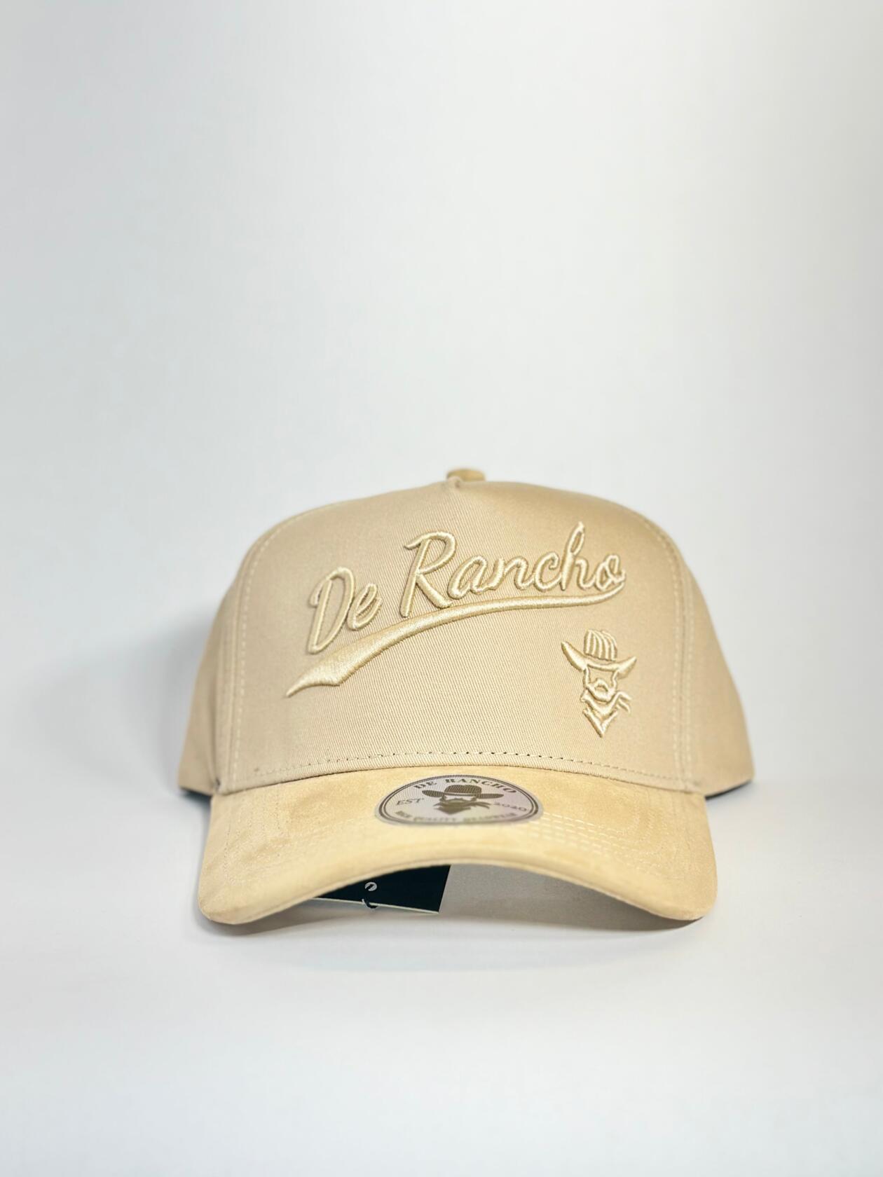 De Rancho Suede Ball Cap (KHAKI) Dr237 Hat