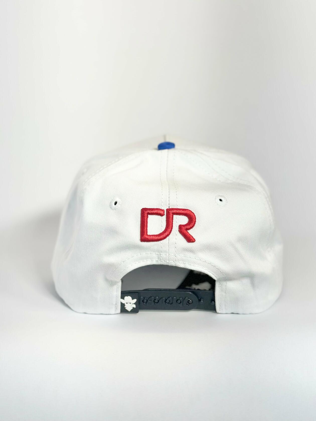 De Rancho Suede Ball Cap (WHITE/BLUE) Dr240 Hat