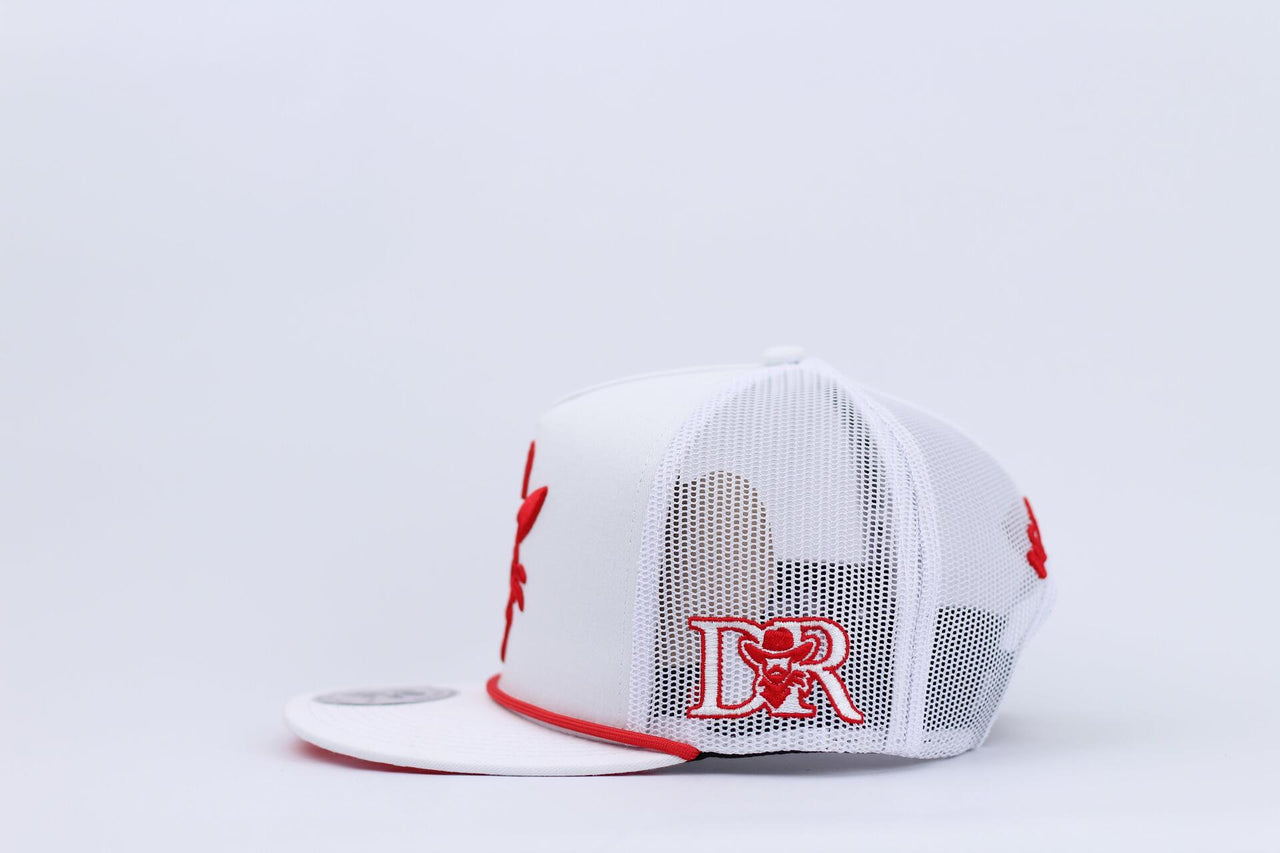 De Rancho Big Boss (WHITE/RED) Dr249 Hat