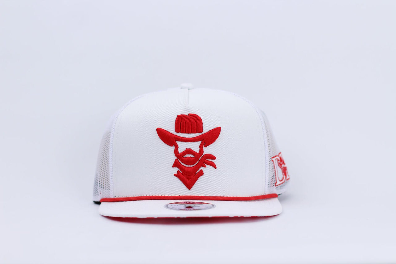 De Rancho Big Boss (WHITE/RED) Dr249 Hat