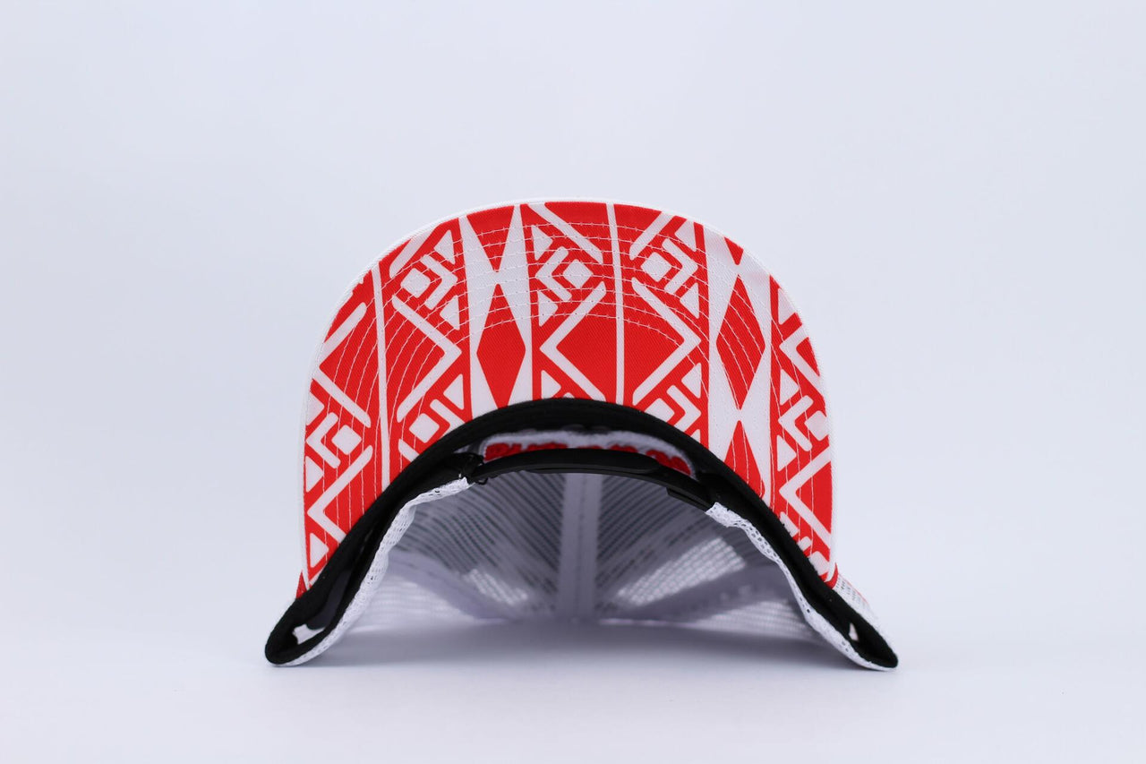 De Rancho Big Boss (WHITE/RED) Dr249 Hat